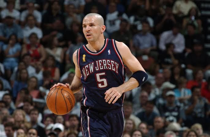 Nike Canottiere & Pantaloni: Jason Kidd New Jersey Nets Swingman Jersey – Nuovo (secondo la descrizione) da La Chaux-de-Fonds venduto da dle_ppj6 5