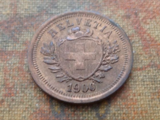 Toutes les monnaies: 1 Rp. 1900 – D'occasion à Romanel-sur-Lausanne par Swift13