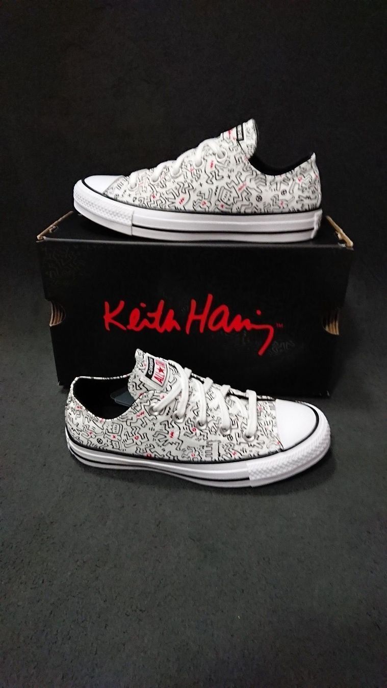 Converse Scarpe da uomo: CONVERSE OXKEITH HARING,          Gr. 44 / 28.5 cm – Nuovo e nell'imballaggio originale da Zürich venduto da LIQUIDATOR.CP 1
