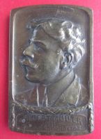 Bronzemedaille Albert Möller 1921 - Reliefmedaille 48X74mm