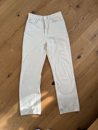 BEIGE WEEKEND JEANS W26 L30