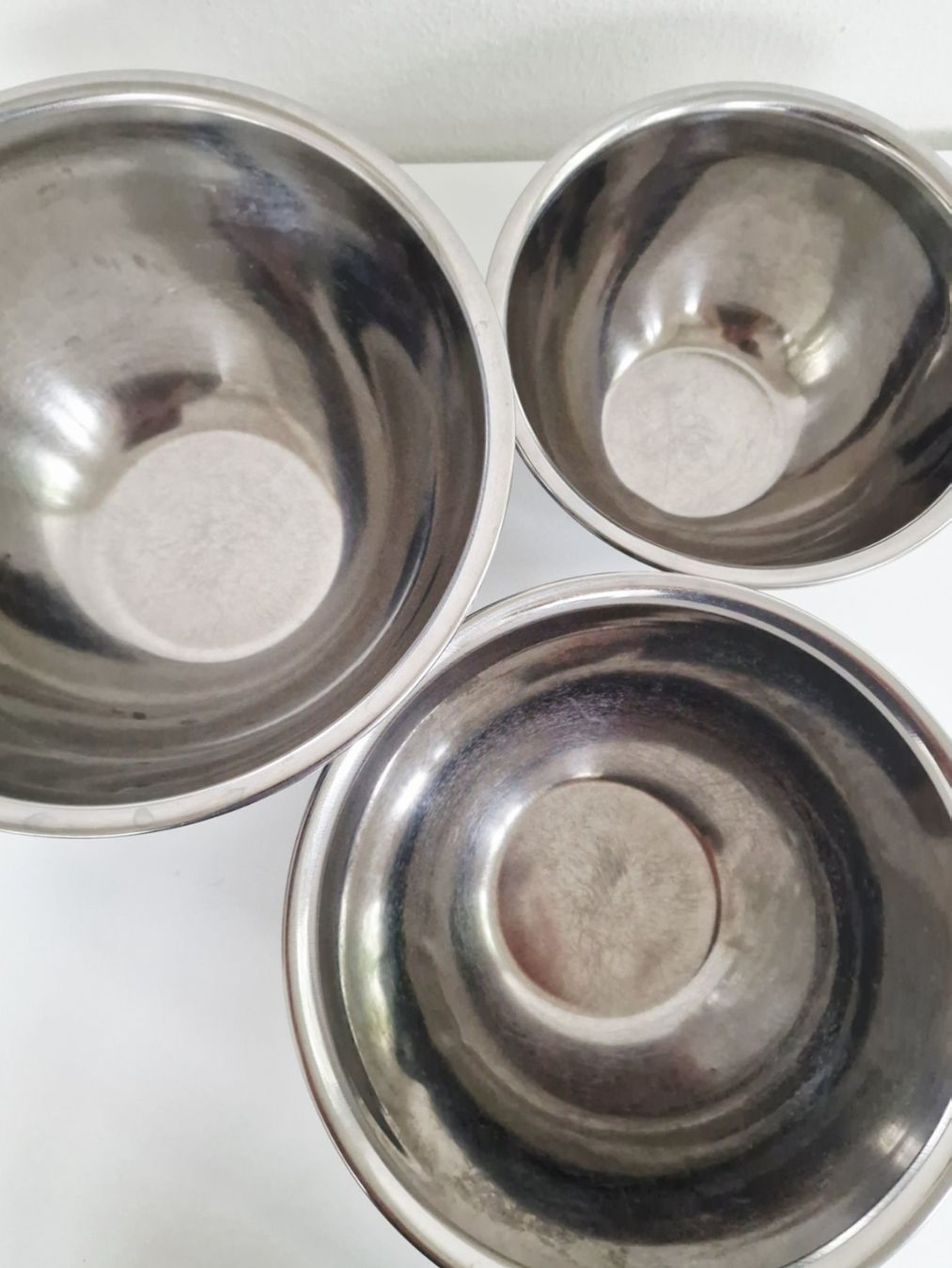 Ciotole: Schüssel Set aus Chromstahl 3 Stk. – Usato da Hallau venduto da CHACLA 4