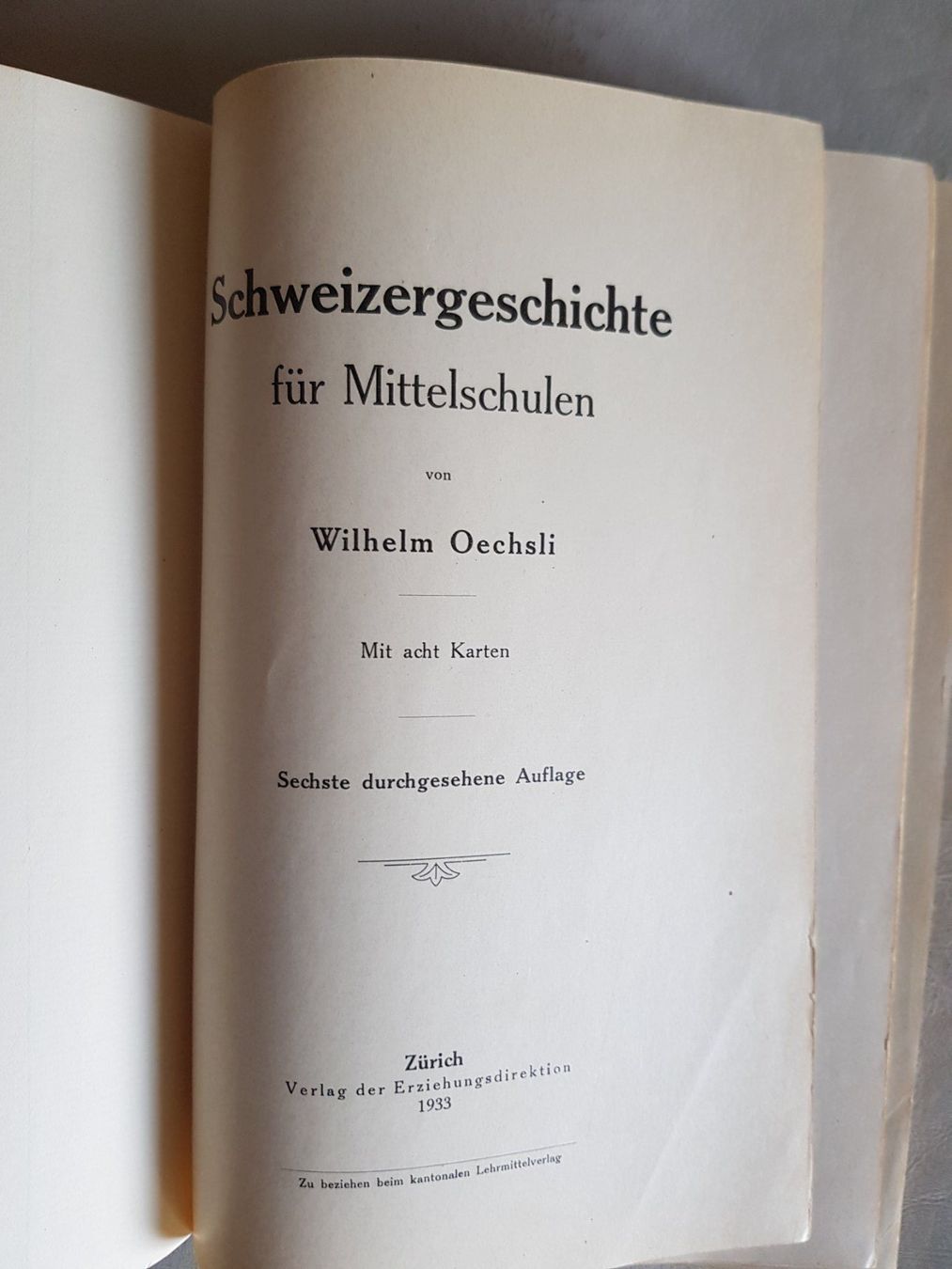 Libri: Schweizer Geschichte von Prof. Dr. Wilhelm Oechsli - 1933 – Usato da Walterswil BE venduto da Lonitti 3