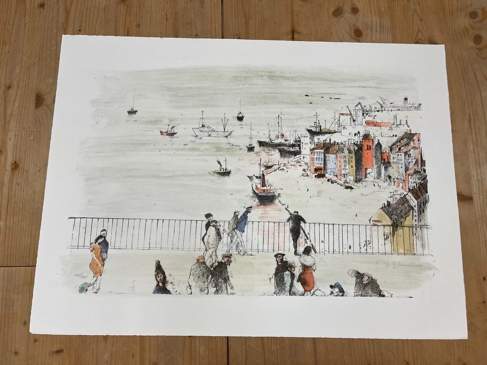 Grafica & Litografie: OTTO BACHMANN LITHOGRAPHIE SIGNIERT NUMMERIERT – Usato da Gersau venduto da grafik-kunst 2