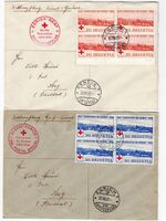 Schweiz, 75 Jahre Rotes Kreuz, Zürich-Genf, Genf-Zürich