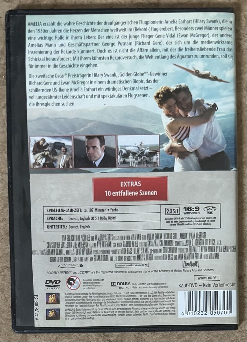 Tutti i DVDs: AMELIA – Nuovo (secondo la descrizione) da Dietikon venduto da AndreaSch01 1