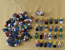 Konvolut Lego Figuren und Motorrad gebraucht