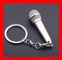 Schlüsselanhänger Mikrofon Mikrophon Mic Konzert Singen