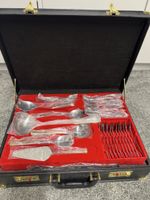 Cutlery set in case, stainless steel, 60 pieces, new