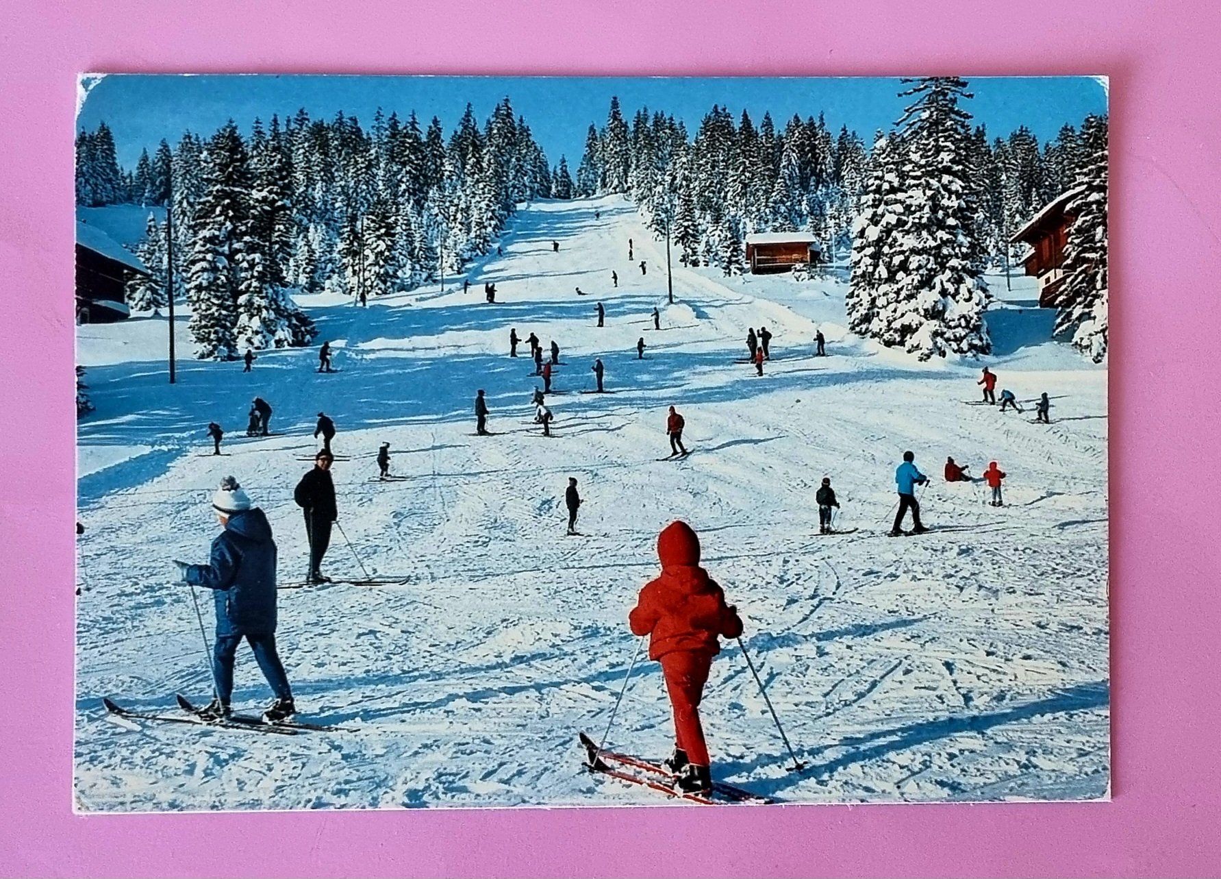 Cartoline postali: Les Rasses - Skilift - Teleski – Usato da Rothrist venduto da RROENK