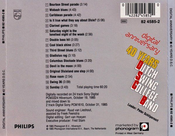 CD: the Dutch Swing College Band – Usato da Unterbäch venduto da dadin 1