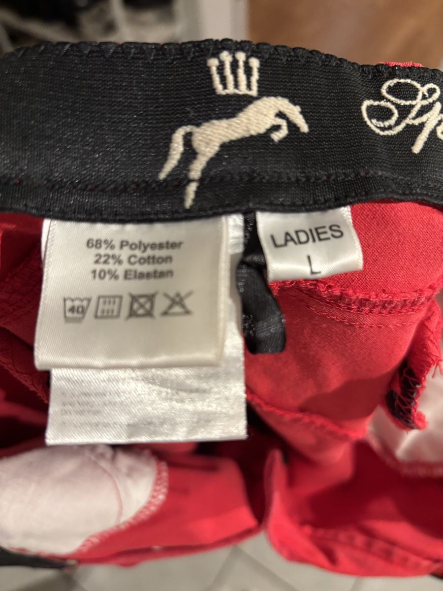Pantaloni: Spooks Reithose, Gr. L, rot – Usato da Luzern venduto da saroet 3