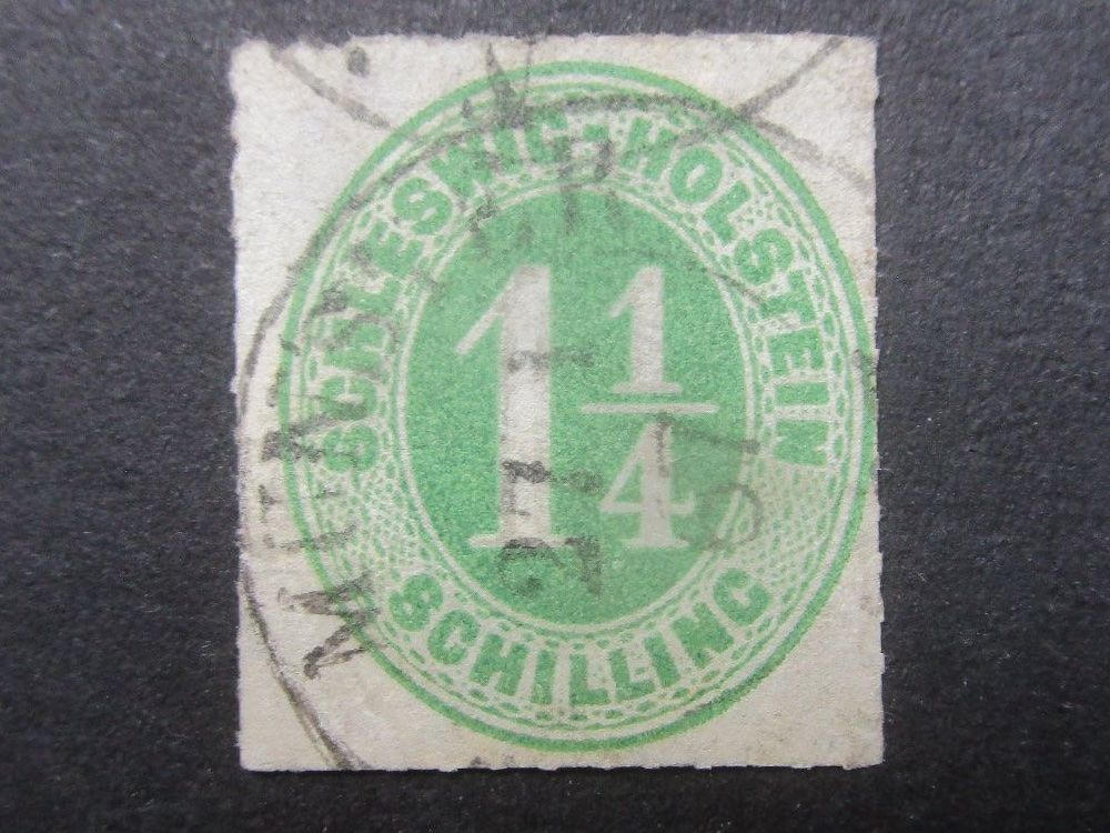 Tutti i francobolli: Schleswig - Holstein   1864 – Usato da Dürnten venduto da tu5bo9
