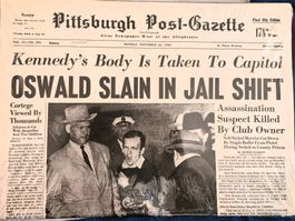 Pittsburgh Post-Gazette, Kennedy, 1963,Top Verschweisst NEU!