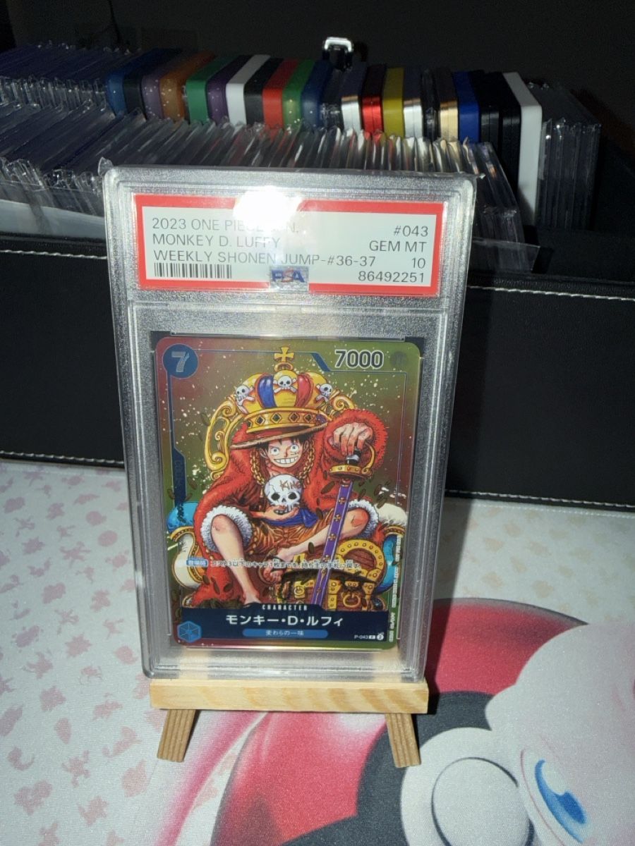 Bandai Carte collezionabili: PSA 10 PROMOS 043 MONKEY D. LUFFY WEEKLY SHONEN JUMP-ISSUE – Nuovo (secondo la descrizione) da Buchs ZH venduto da ber_wjl8