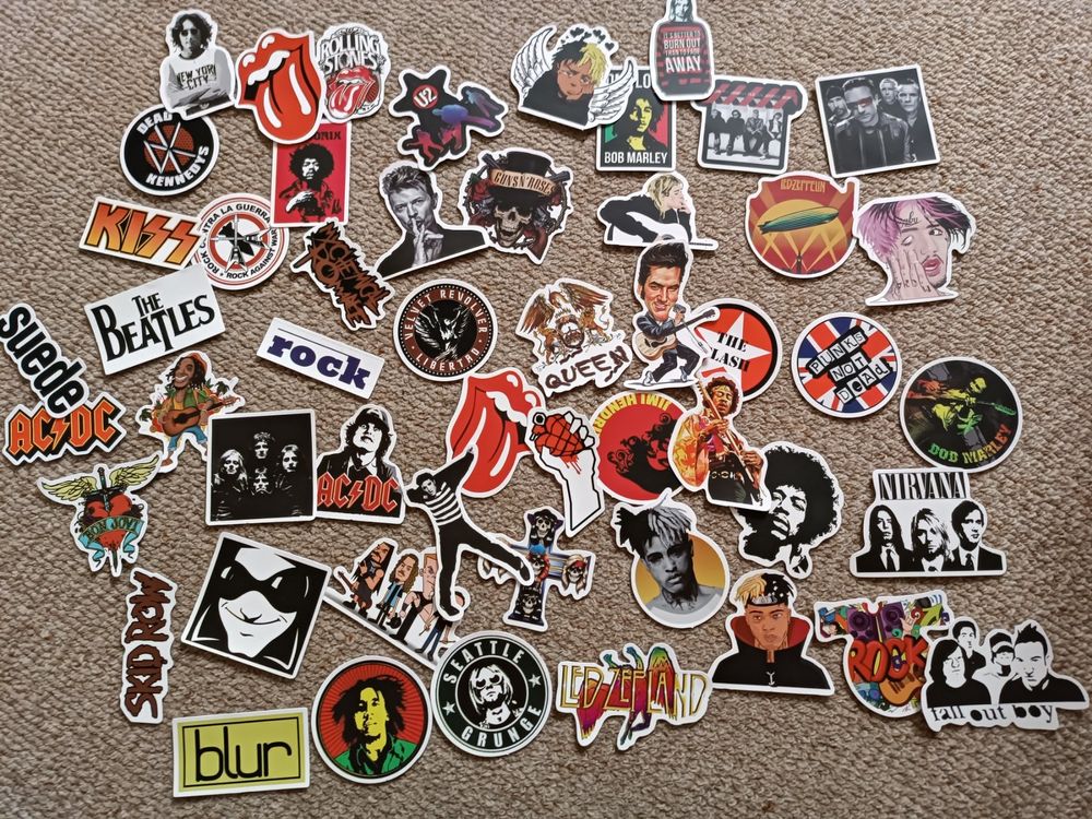 Viele Sticker Rock History Set (Neu und originalverpackt) in Vogelsang ...