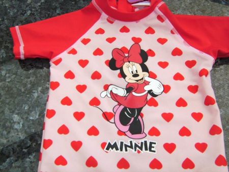 UVP Badeanzug Sonnenschutz NEU Mädchen 92 Minnie