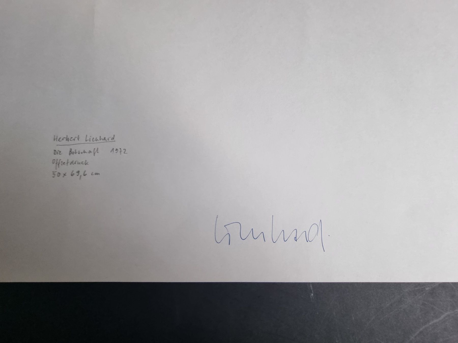Foto & Immagini: HERBERT LIENHARD ORIGINALGRAFIK SIGNIERT NUMMERIERT OFFSET – Usato da Gersau venduto da grafik-kunst 3
