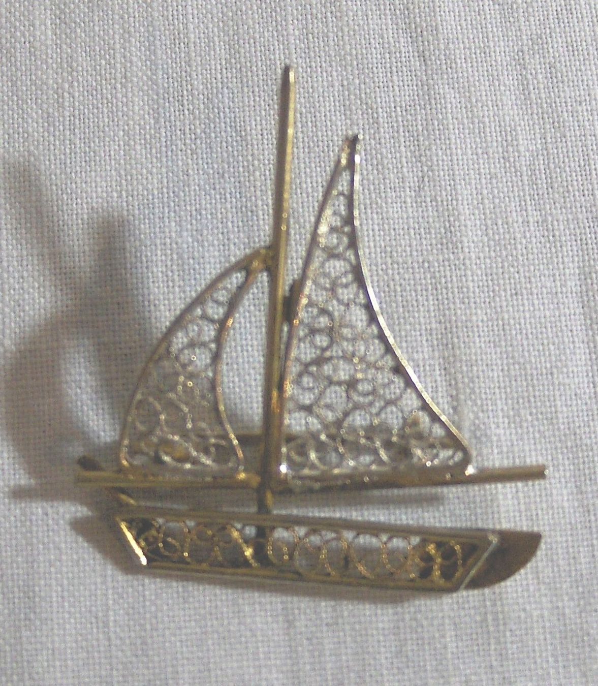 Broches & Aiguilles: Alte Silber Brosche, Motiv Segelschiff – D'occasion à Dübendorf par alracfo 2