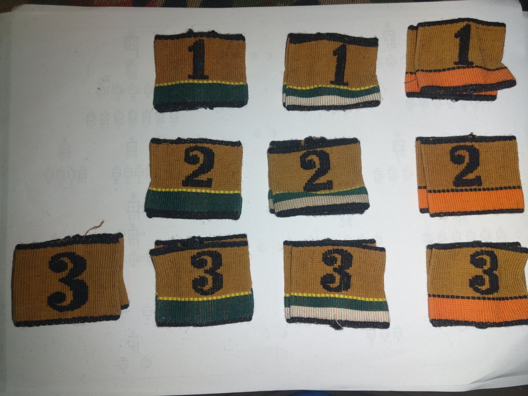 Schweizer Armee Uniformen: Achselschlaufen / Patten Pontonier – Gebraucht aus Schüpfheim von Mg6170