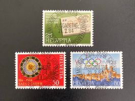 1984: Sonderpostmarken I mit Ersttag Vollstempel