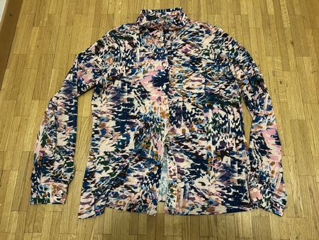 Zara, chemisier coton mélange, multicolore, taille M
