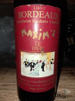 Bordeaux rouge la « Réserve des Caves Maxim's de Paris 1982