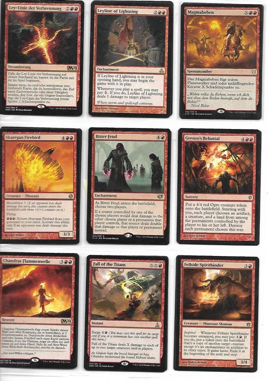 Magic the Gathering 9 rare Karten Kaufen auf Ricardo