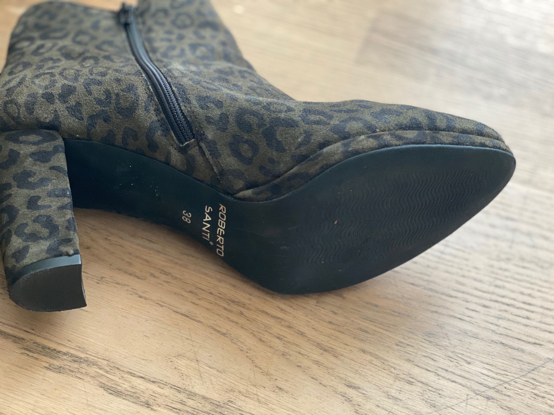 Scarpe da donna: Wildleder Stiefelette Gr. 38, NEU, Ankle-Boot, Khaki – Nuovo (secondo la descrizione) da Zürich venduto da methee1107 8