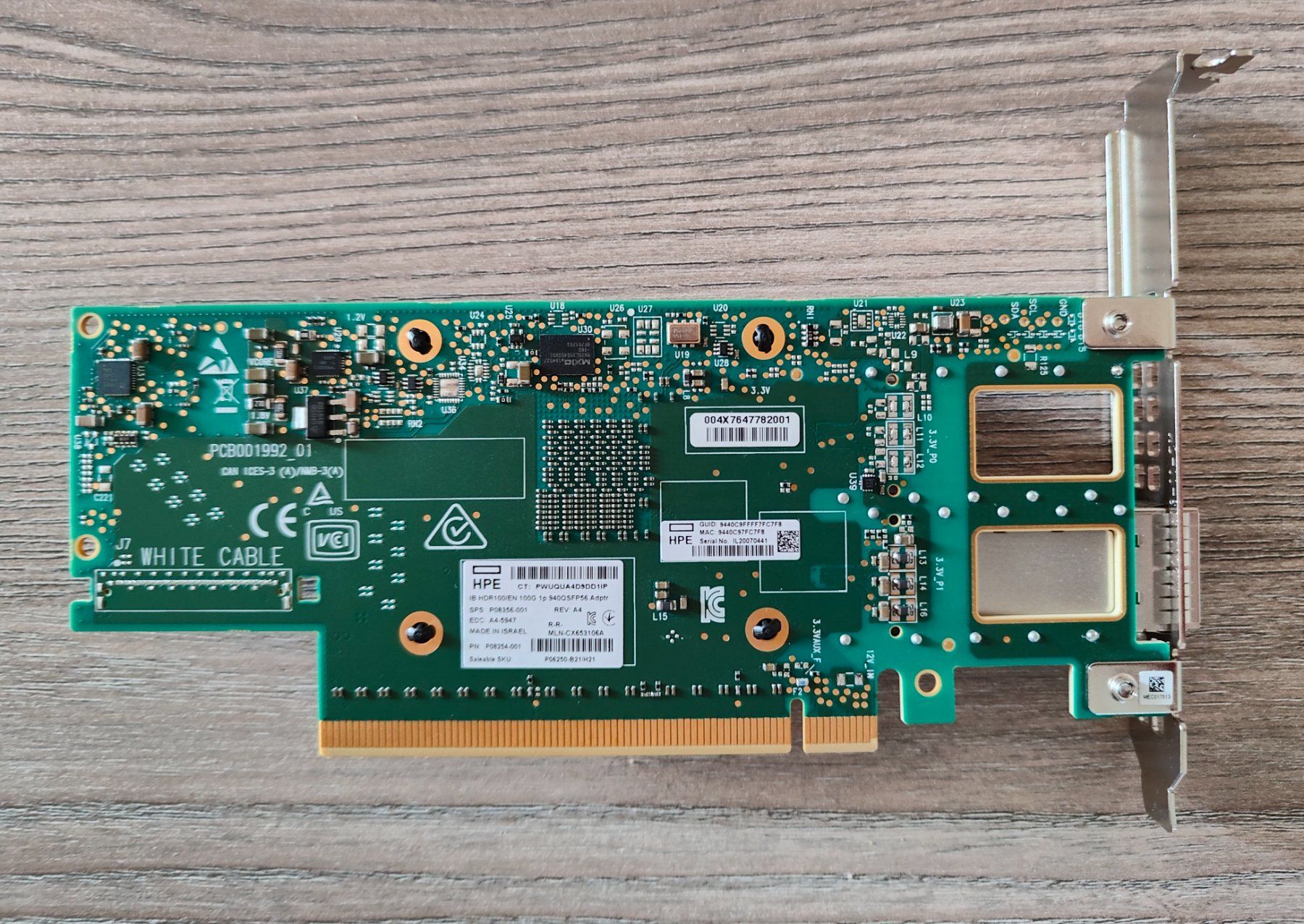 Hewlett Packard Unità & Adattatore: HPE Mellanox Connectx-6 100Gbit – Usato da Hägglingen venduto da htr_qz5j 1