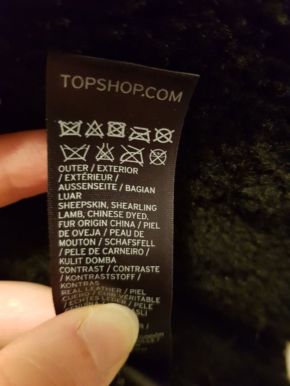 Topshop Giacche: Lammfelljacke / Shearling echt, TOPSHOP – Usato da Urtenen-Schönbühl venduto da chrebeli1 5