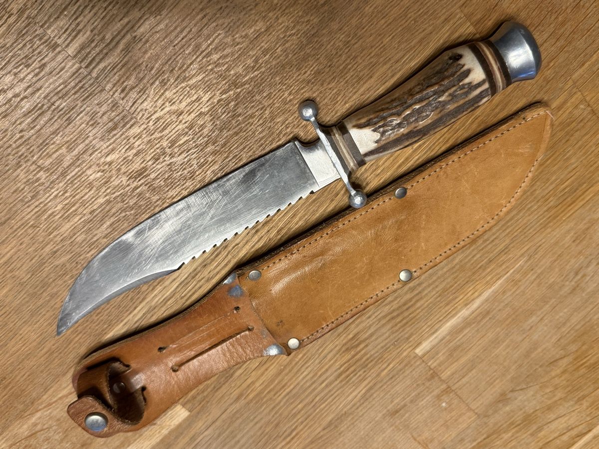 Solingen Accessori: Antikes Jagdmesser Jägermesser Messer – Usato da Goldach venduto da Messerguru 6