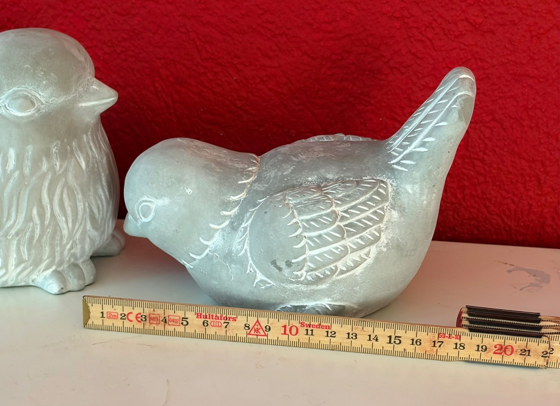 Statuette: 2er Set -Vögel aus Beton – Nuovo e nell'imballaggio originale da Zäziwil venduto da Emlea 7
