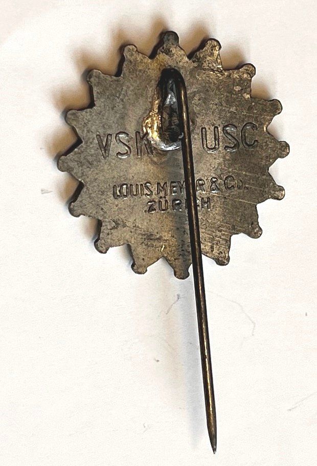 Swiss Placchette & Badge: altes Abzeichen VSK USC – Usato da Obernau venduto da Wgnom 1