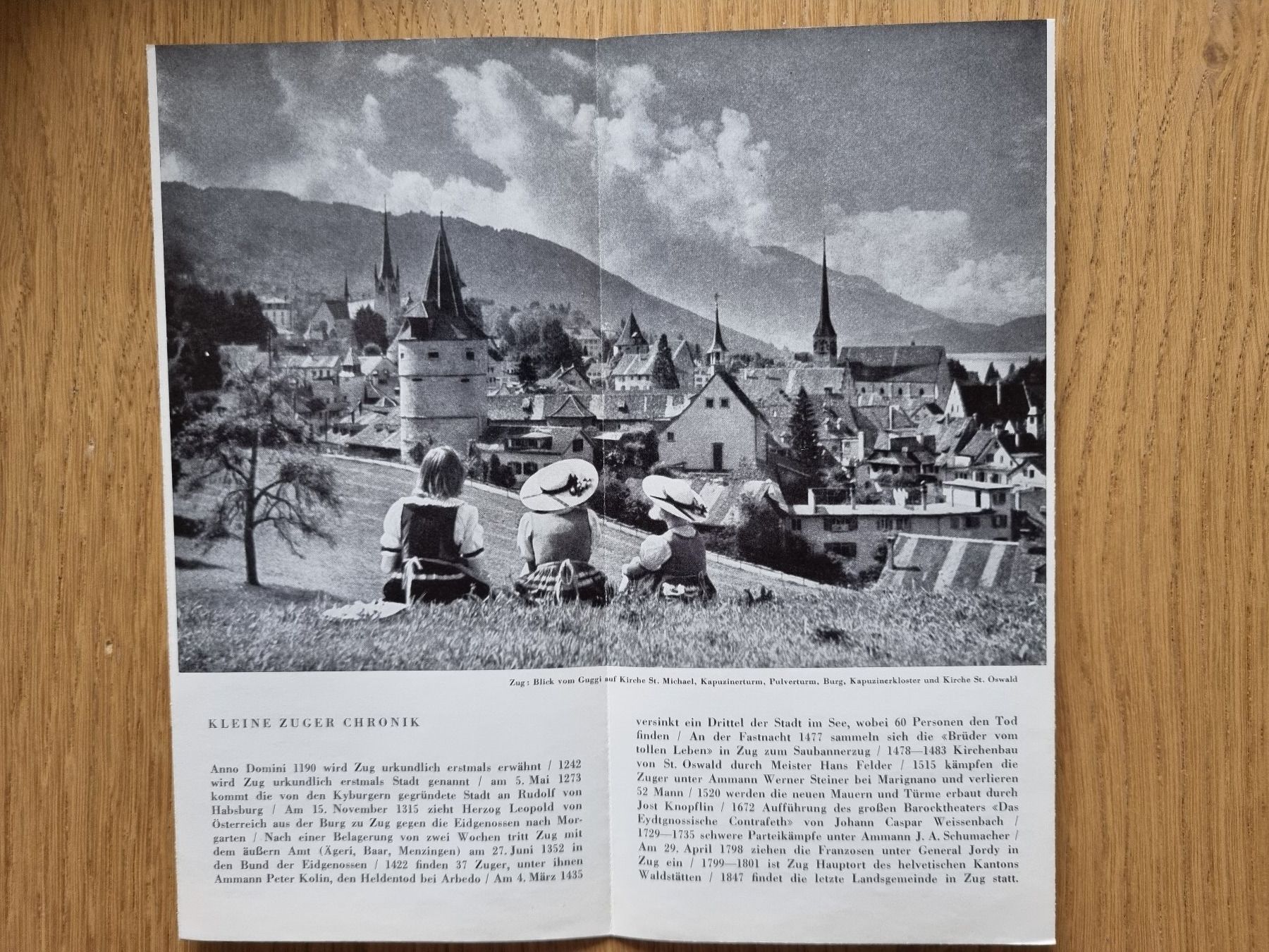 Dokumente: Prospekt Zug ca. 60er-Jahre – Gebraucht aus Bözberg von heinz-d 2