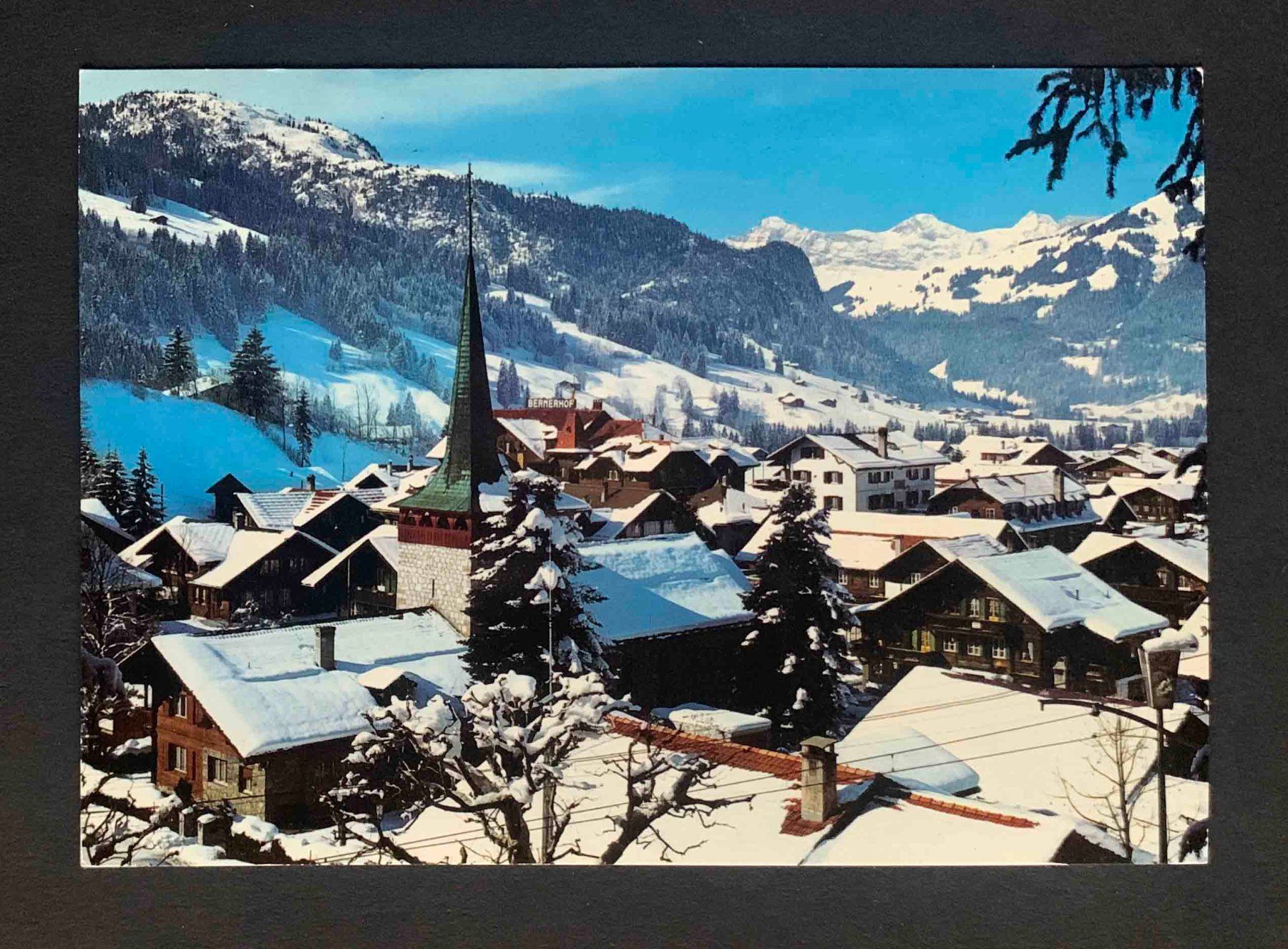 Cartoline postali: AK Gstaad – Usato da Goldau venduto da artelier1