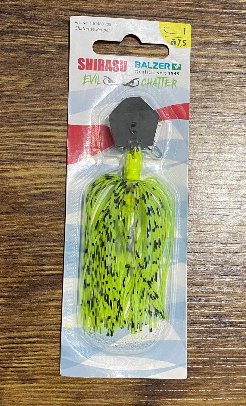 Balzer Esche: BALZER Shirasu Evil Chatterbait Gr.1, 7.5g – Nuovo e nell'imballaggio originale da Widnau venduto da Fishingtackle_Oggy
