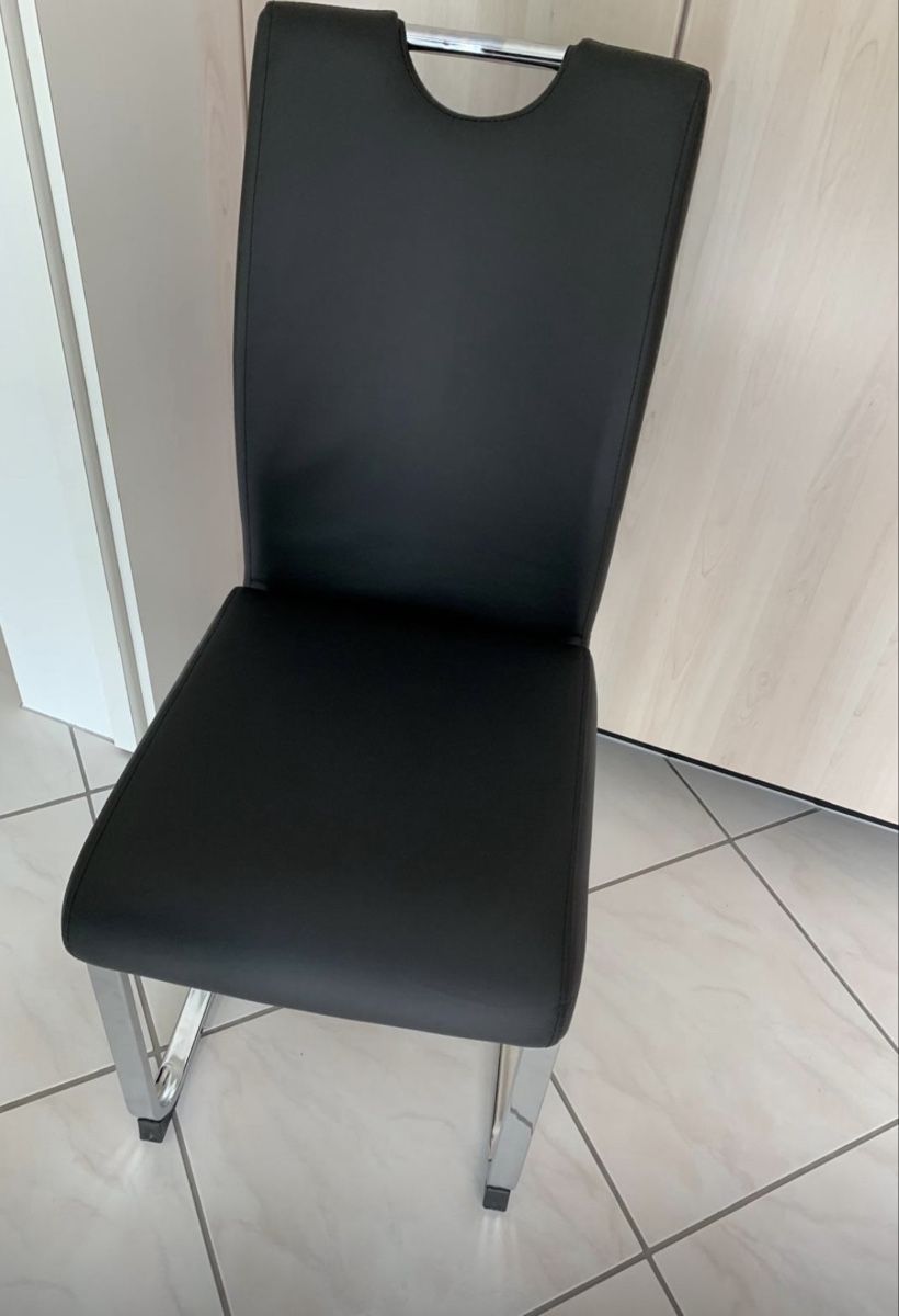 Sedie: Esszimmerstühle Kunstleder Schwarz  – Nuovo (secondo la descrizione) da Mülligen venduto da fashion_it 1