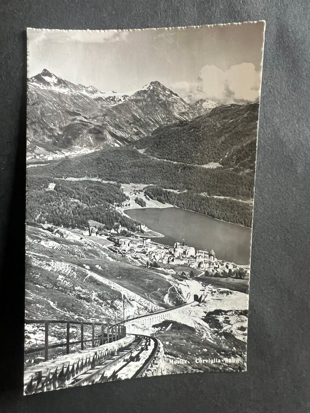 Cartoline postali: Ansichtskarte St. Moritz 1953    (M166) – Usato da Hinwil venduto da Sidi4