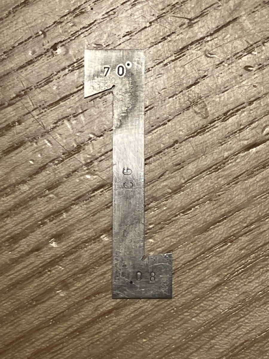 Tutti gli attrezzi: Angle gauge – Usato da le locle venduto da camilleguignard