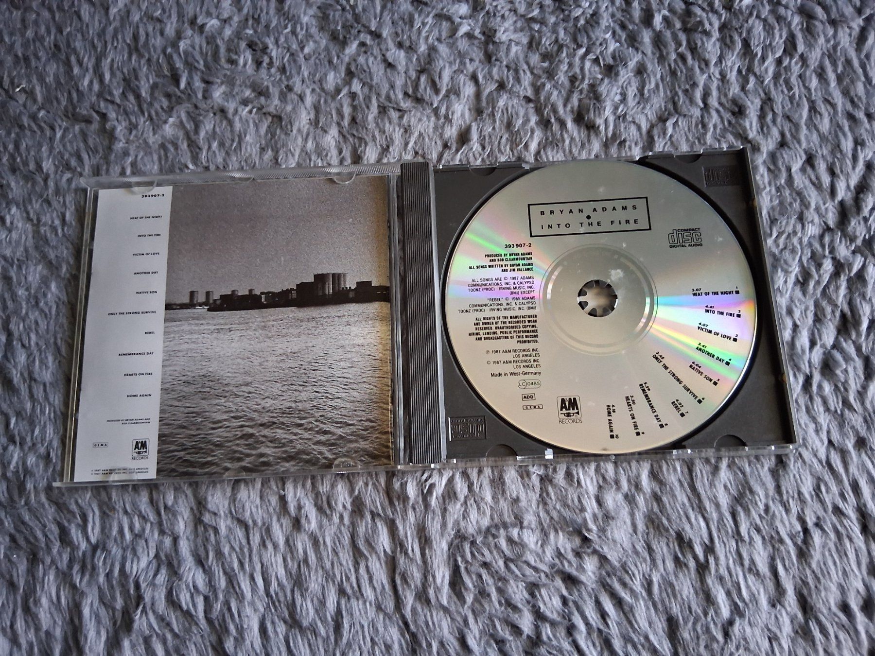 CDs: BRYAN ADAMS     INTO THE FIRE     CD – Gebraucht aus Wetzikon ZH von Ramones01 2