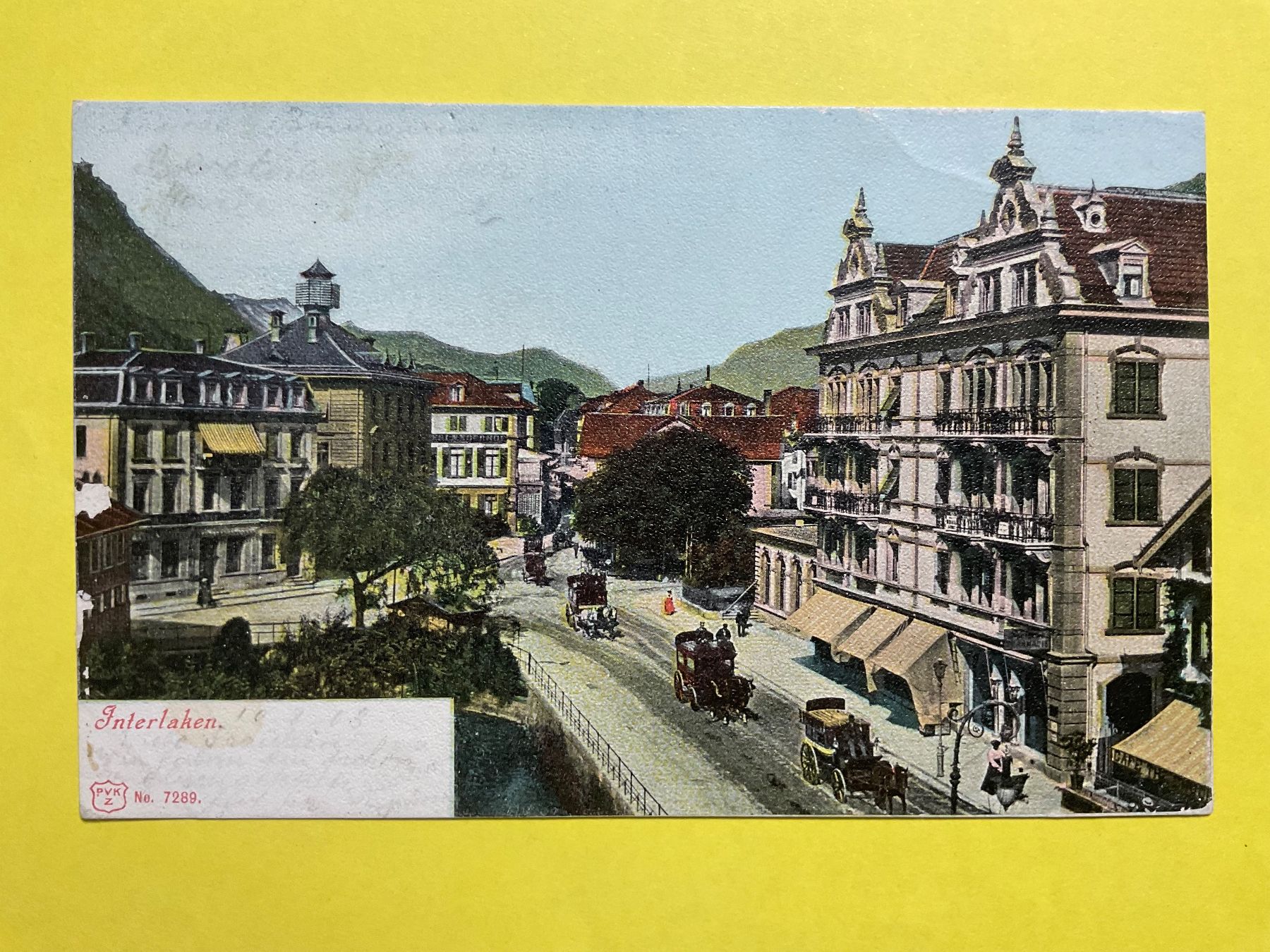 Ansichtskarten: AK Interlaken 1903 – Gebraucht aus Zürich von tol_b7c7