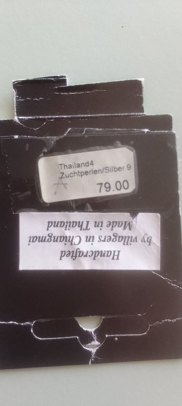 Catenine: Kette Zuchtperle Silber Thailand – Usato da Männedorf venduto da cosmic03 1