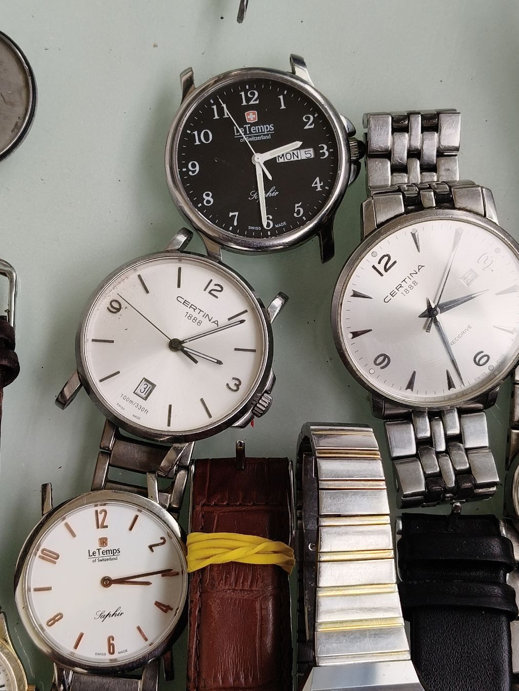 Uhren: Lot unkontrollierter Uhren ab 1fr. – Defekt aus Glattbrugg von Vintagetime-Ch 2