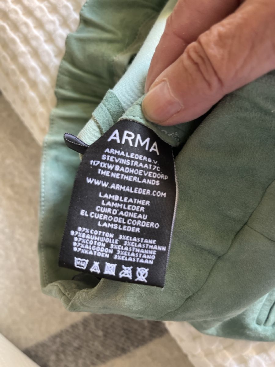 Pantaloni: Pantalon ARMA en daim vert pale, T 34  – Nuovo (secondo la descrizione) da Crans VS venduto da Vera3014 5