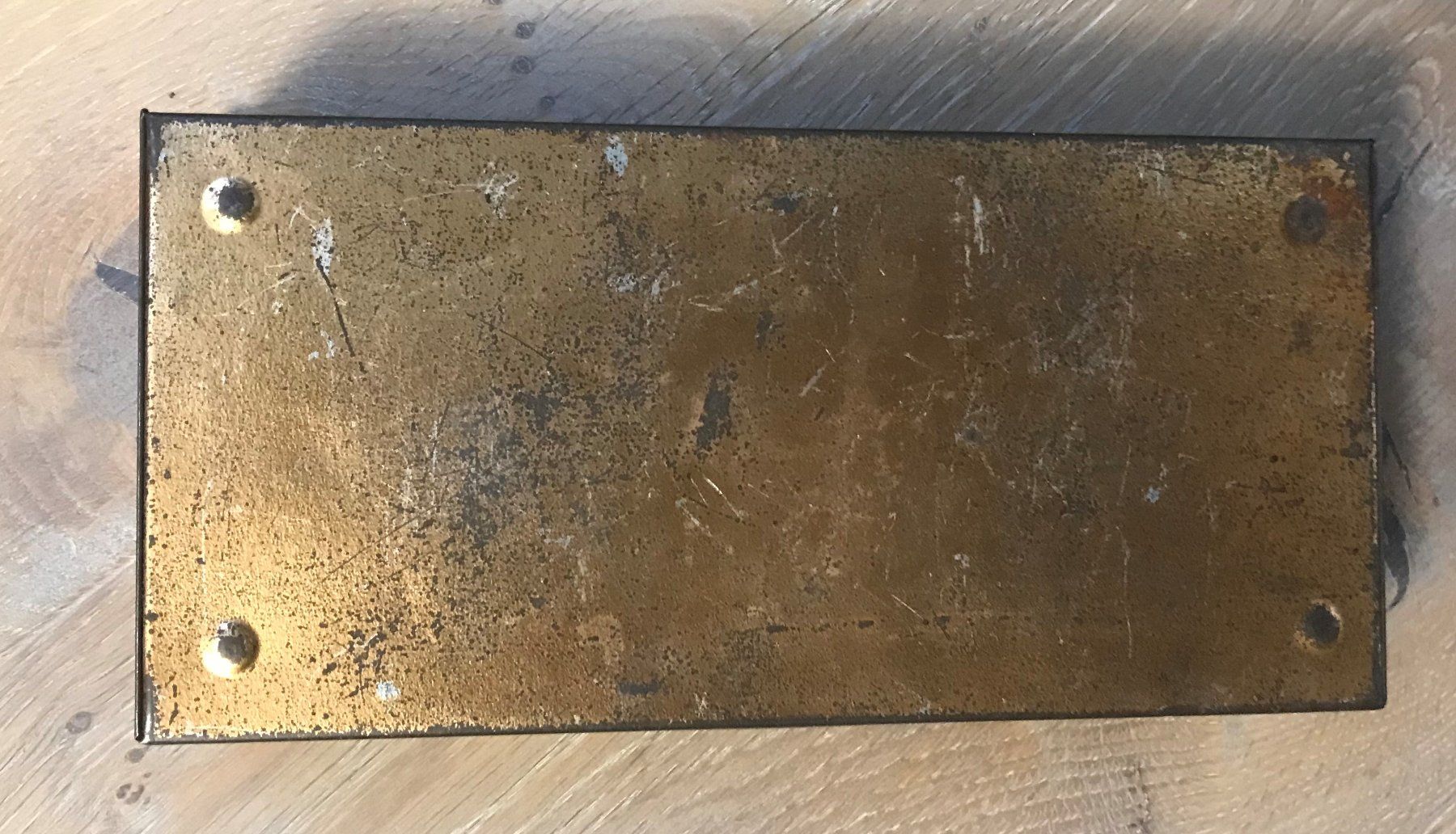Dosen: Antike Blechdose Schnebli Baden ca. 1900 - 1920 – Gebraucht aus Rothrist von Luckywinner 3