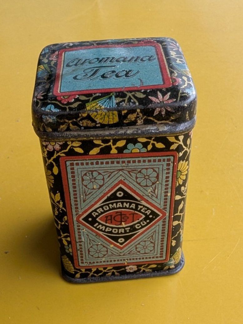 Pots: Blechdose Aromana Tee antik und rar – D'occasion à Mönchaltorf par Blechfreund 3