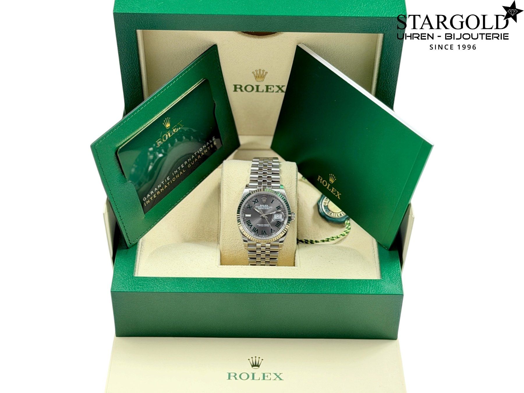 Rolex Uhren: Rolex Datejust 36 Wimbledon - 126234 – Gebraucht aus Zürich von Stargold-Uhren 9