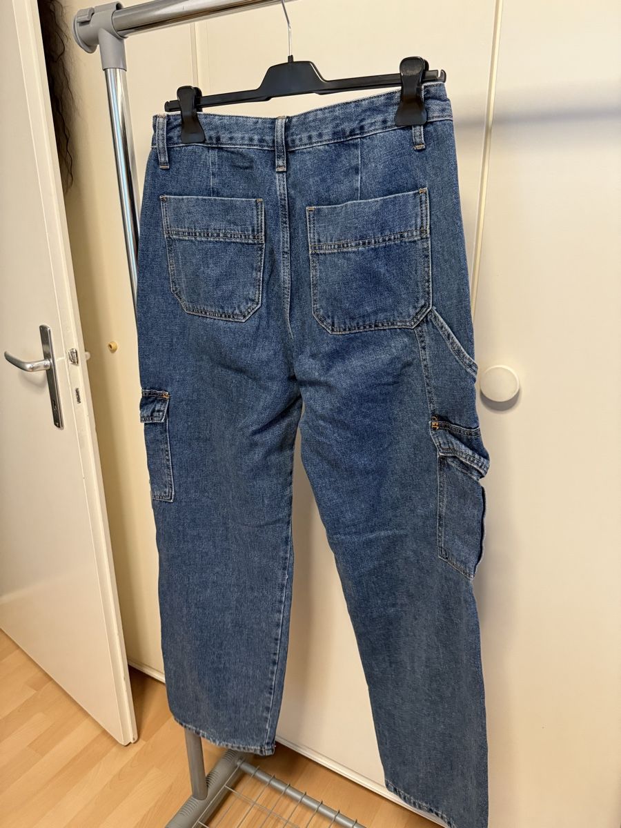 Jeans: Cargo-Jeans mit Taschen, Gr. 38 – Usato da Thun venduto da tat_zb9b 4