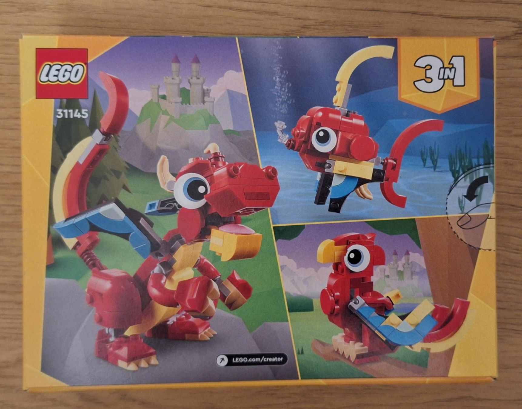 Lego Kit di costruzioni: LEGO 31145 CREATOR 3 in 1 DRAGON – Nuovo e nell'imballaggio originale da Genève venduto da BrickFanGe 1